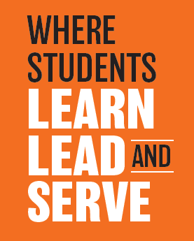 where students Learn Lead and serve